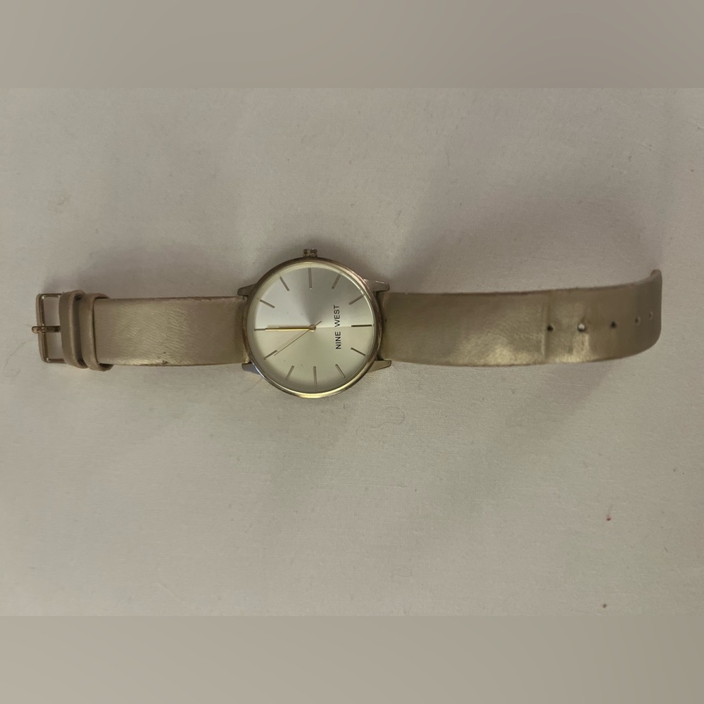 Nine West gold watch